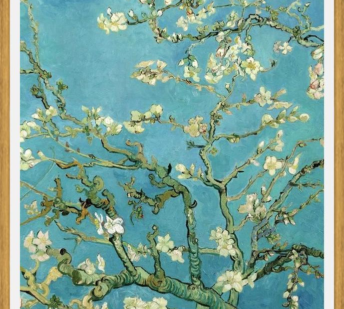Cuadro "Almendro en flor" Vincent Van Gogh (1890)