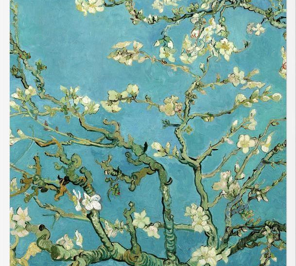 Cuadro "Almendro en flor" Vincent Van Gogh (1890)