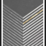 Cuadro Flecha Gold - Gris