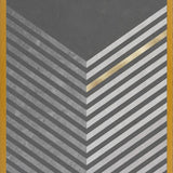 Cuadro Flecha Gold - Gris