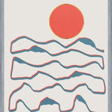 Cuadro Line art mountains experience 1