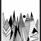 Cuadro Patterns in the mountains II
