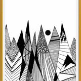 Cuadro Patterns in the mountains II