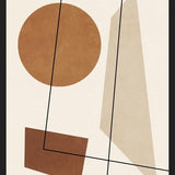 Cuadro GEOMETRIC ART - TERRACOTTA 03