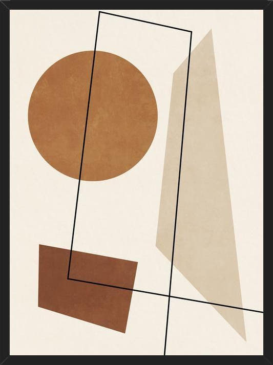 Cuadro GEOMETRIC ART - TERRACOTTA 03