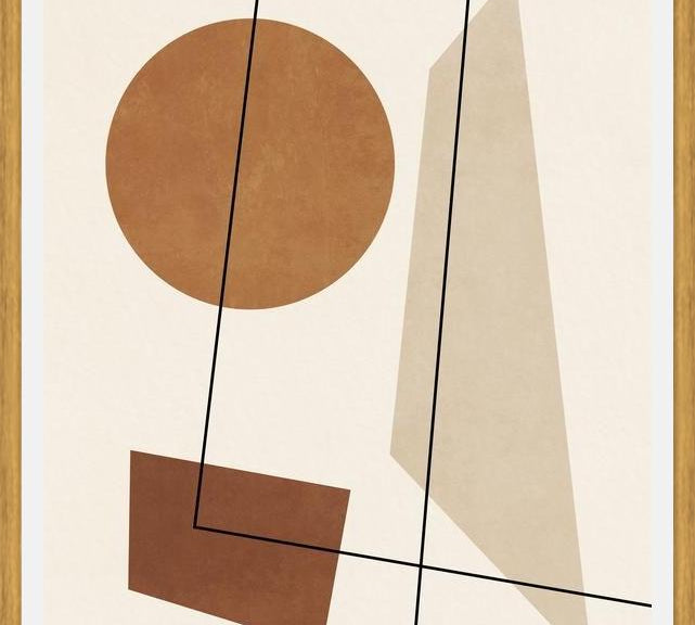 Cuadro GEOMETRIC ART - TERRACOTTA 03