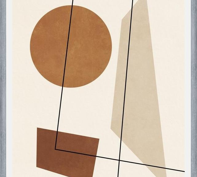 Cuadro GEOMETRIC ART - TERRACOTTA 03