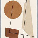 Cuadro GEOMETRIC ART - TERRACOTTA 03