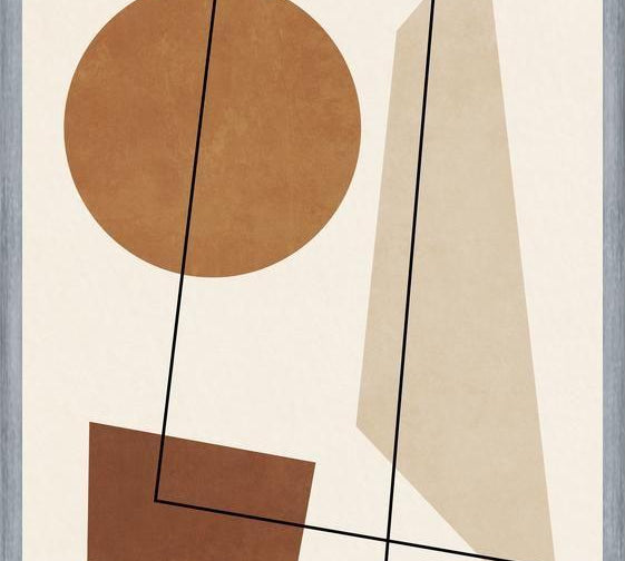 Cuadro GEOMETRIC ART - TERRACOTTA 03