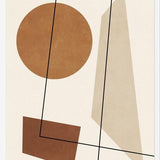 Cuadro GEOMETRIC ART - TERRACOTTA 03