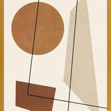 Cuadro GEOMETRIC ART - TERRACOTTA 03
