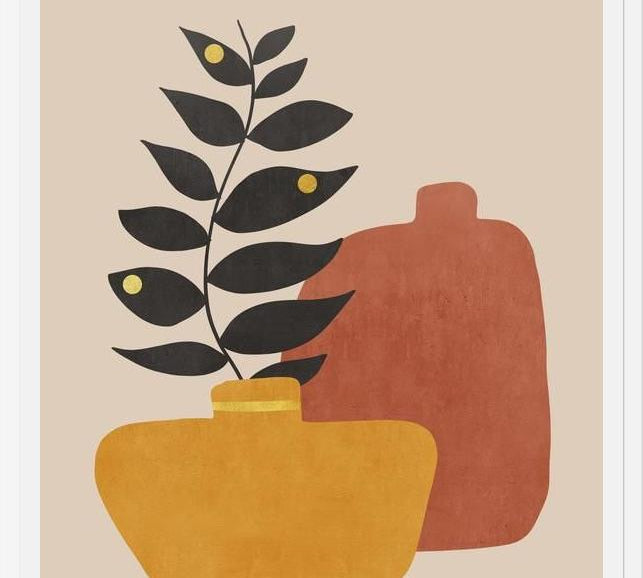 Cuadro Plant in a Pot 1