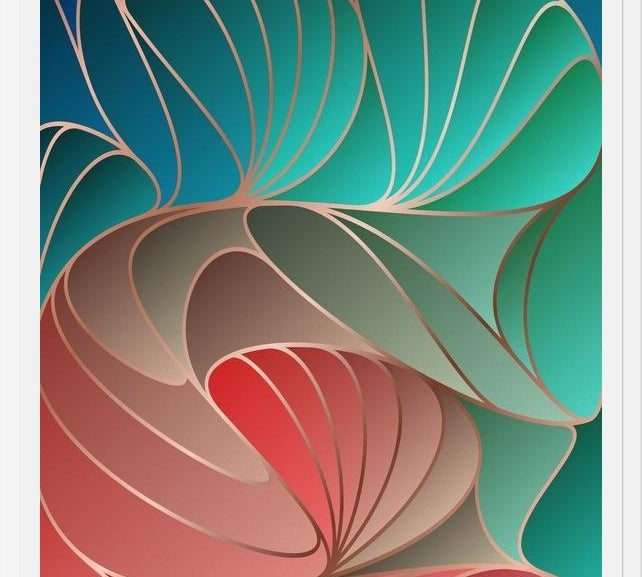 Cuadro Colorful Art Deco I