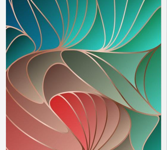 Cuadro Colorful Art Deco I