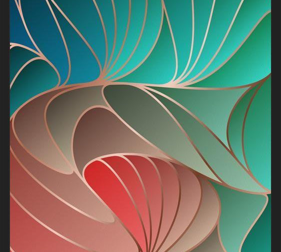 Cuadro Colorful Art Deco I