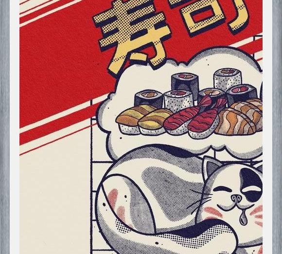 Cuadro Dreaming About Sushi