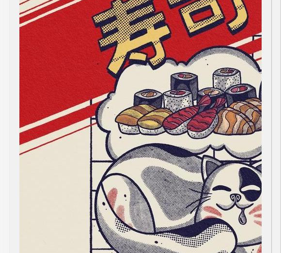 Cuadro Dreaming About Sushi