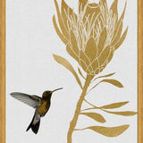 Cuadro Hummingbird and Flower I