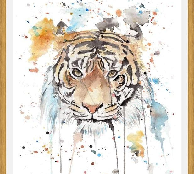 Cuadro Retrato de un Tigre