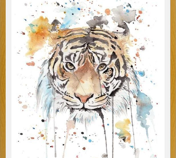 Cuadro Retrato de un Tigre
