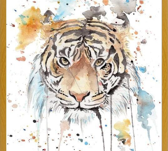 Cuadro Retrato de un Tigre