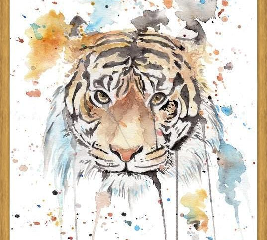 Cuadro Retrato de un Tigre