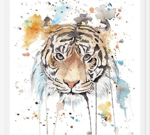 Cuadro Retrato de un Tigre
