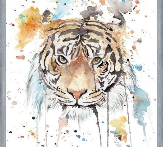 Cuadro Retrato de un Tigre