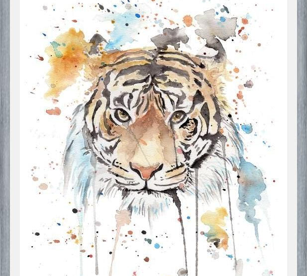 Cuadro Retrato de un Tigre