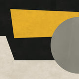 Canvas Abstract Shapes Yellow&Green