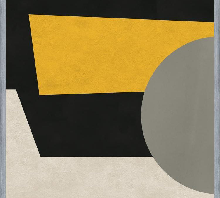 Cuadro Abstract Shapes Yellow&Green