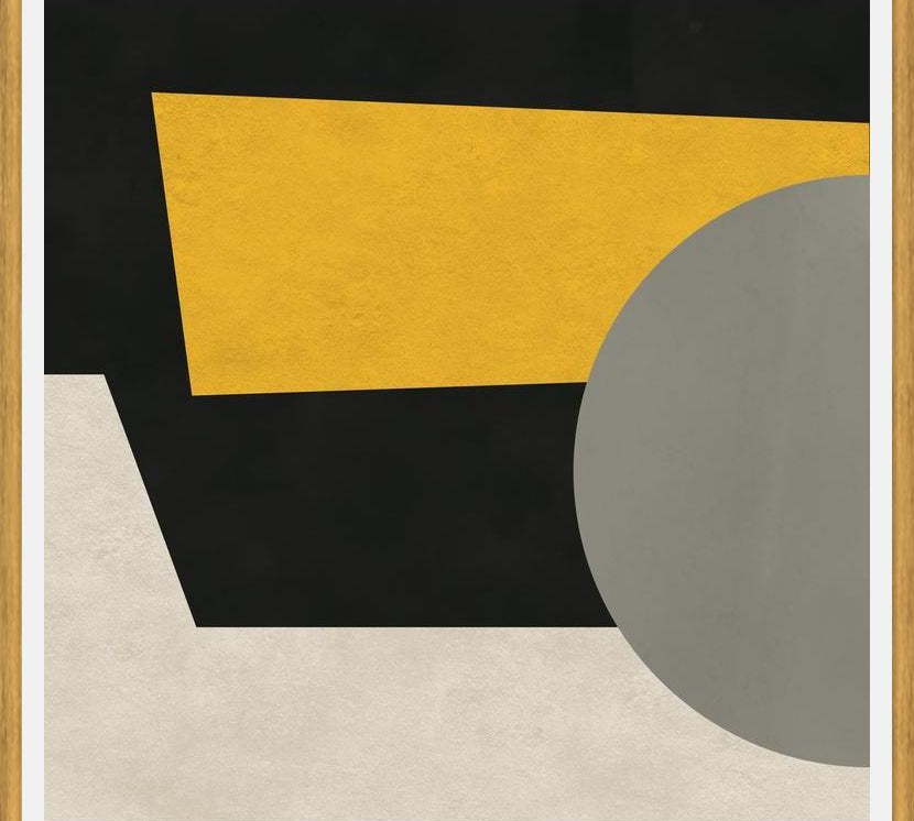 Cuadro Abstract Shapes Yellow&Green