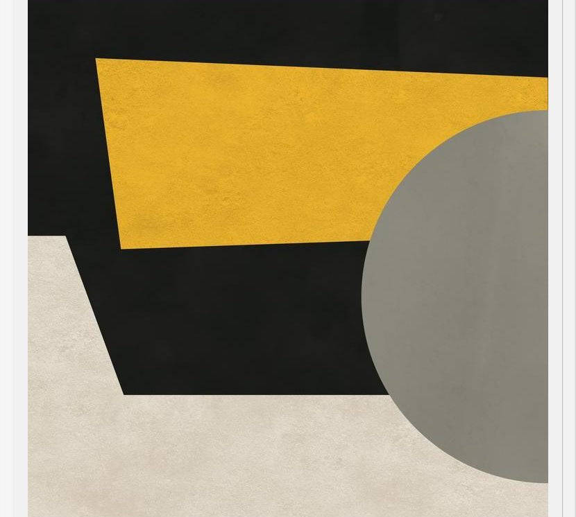 Cuadro Abstract Shapes Yellow&Green