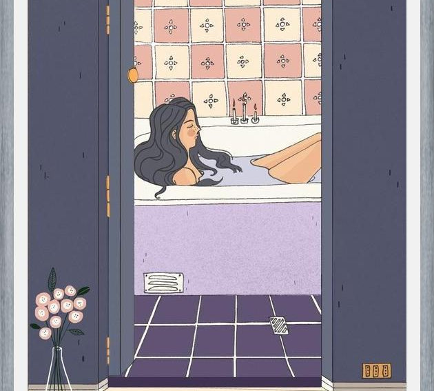 Cuadro Baño de Tina