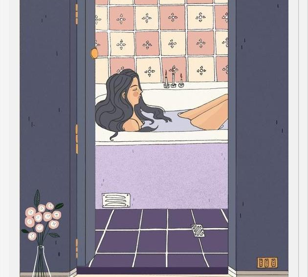 Cuadro Baño de Tina