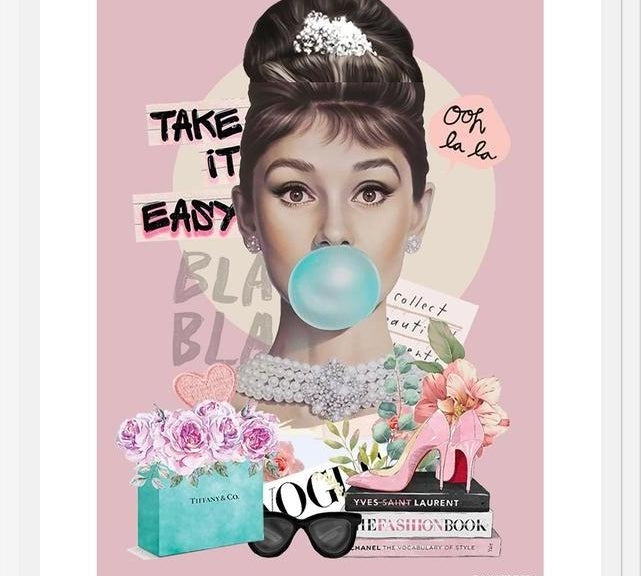 Cuadro Audrey esta.