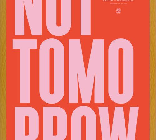 Cuadro Not Tomorrow - Tulip