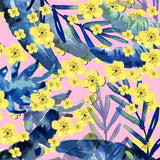 Canvas Floral Tropical Land