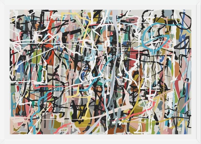 Cuadro Pollock wink 7