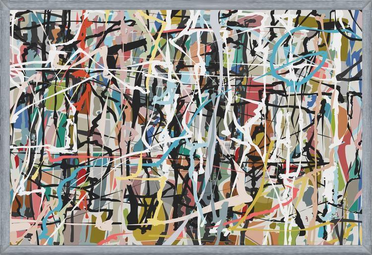 Cuadro Pollock wink 7