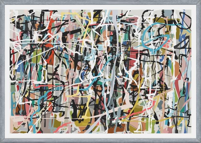 Cuadro Pollock wink 7