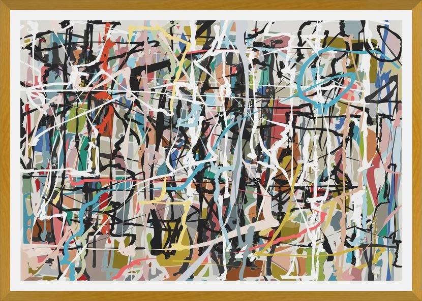 Cuadro Pollock wink 7