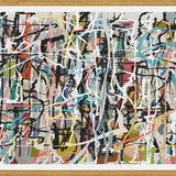 Cuadro Pollock wink 7
