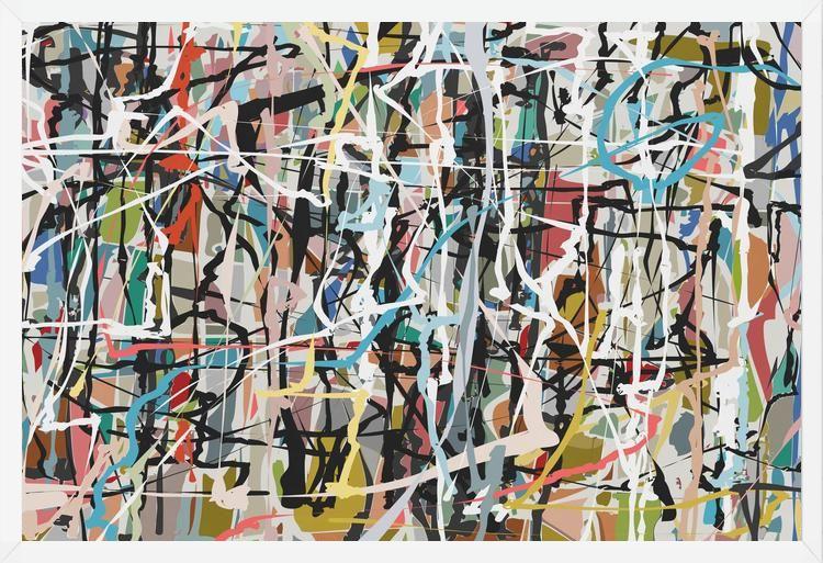 Cuadro Pollock wink 7