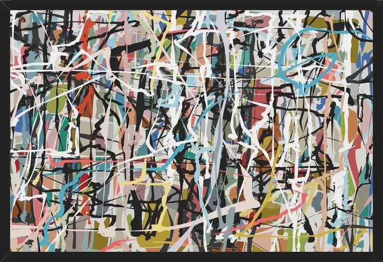 Cuadro Pollock wink 7