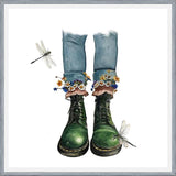 Cuadro botines verdes