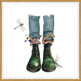 Cuadro botines verdes