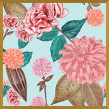 Cuadro Hand Drawn Carnation and Dahlia Spring