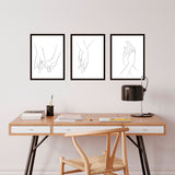 Set de Cuadros Hands series II