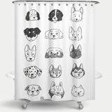 Cortina de Baño Doggys